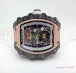 Swiss Richard Mille RM 21-01 Manual Winding Tourbillon Aerodyne Rose Gold & Carbon TPT Limited watch